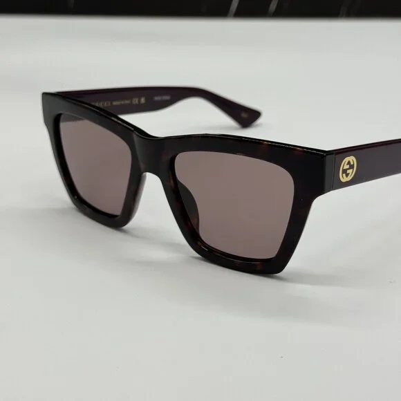 NEW GUCCI SUNGLASSES HAVANA WOMEN EYEWEAR GUCCI GG1714S 007 - Picture 6 of 11